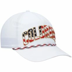 '47 Men's White Colorado Buffaloes Stars And Stripes Flag Flutter Hitch Snapback Hat -Pro Standard Shop DSCO1148301764 3550 ALT3