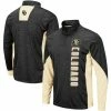 Colosseum Men's Black Colorado Buffaloes Bart Windshirt Quarter-Zip Jacket