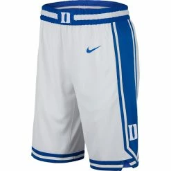 Men's Nike White Duke Blue Devils Replica Team Basketball Shorts -Pro Standard Shop DSCO1148307734 3550 ALT2