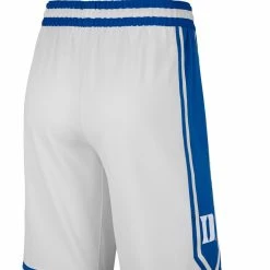 Men's Nike White Duke Blue Devils Replica Team Basketball Shorts -Pro Standard Shop DSCO1148307734 3550 ALT3