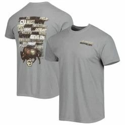 Image One Men's Gray Colorado Buffaloes Hyperlocal T-Shirt