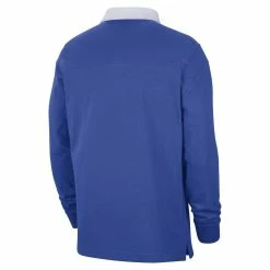 Men's Nike Royal Duke Blue Devils Striped Long Sleeve Polo -Pro Standard Shop DSCO1148309768 1350 ALT3