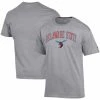 Men's Champion Gray Delaware State Hornets Arch Over Logo T-Shirt