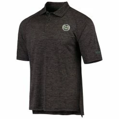 Colosseum Men's Heathered Black Colorado State Rams Logo Down Swing Polo 6 Colosseum Men's Heathered Black Colorado State Rams Logo Down Swing Polo -Pro Standard Shop DSCO1148312399 1007 ALT2