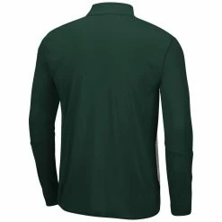 Colosseum Men's Heathered Gray/Green Colorado State Rams Prospect Quarter-Zip Jacket -Pro Standard Shop DSCO1148312689 GREEGA ALT3