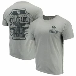 Image One Men's Gray Colorado Buffaloes Comfort Colors Campus Icon T-Shirt