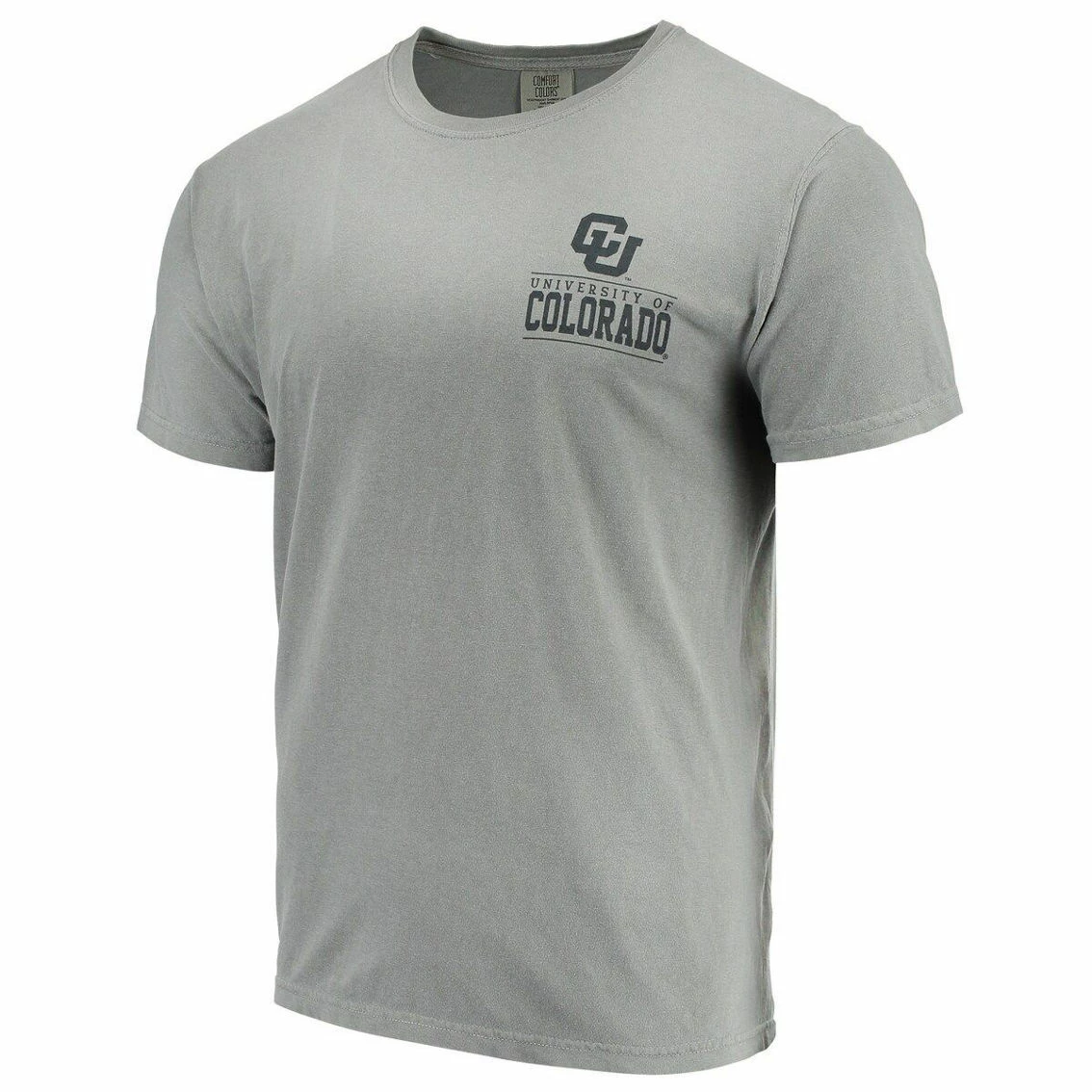 Image One Men's Gray Colorado Buffaloes Comfort Colors Campus Icon T-Shirt 3 Image One Men's Gray Colorado Buffaloes Comfort Colors Campus Icon T-Shirt - Image 3