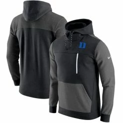 Nike Men's Black Duke Blue Devils AV-15 2.0 Pullover Hoodie