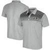 Colosseum Men's Gray Colorado Buffaloes Needles Polo