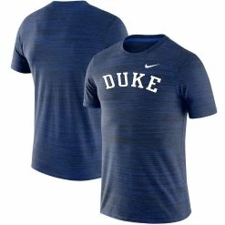 Nike Men's Royal Duke Blue Devils Big & Tall Velocity Space Dye Performance T-Shirt