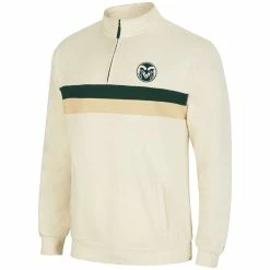 Colosseum Men's Cream Colorado State Rams Activities Quarter-Zip Jacket 6 Colosseum Men's Cream Colorado State Rams Activities Quarter-Zip Jacket -Pro Standard Shop DSCO1148317118 6662 ALT2