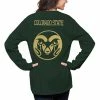 Pressbox Women's Green Colorado State Rams The Big Shirt Oversized Long Sleeve T-Shirt