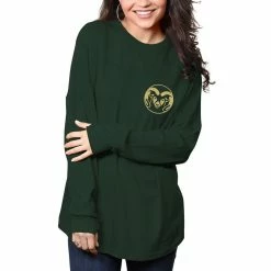 Pressbox Women's Green Colorado State Rams The Big Shirt Oversized Long Sleeve T-Shirt -Pro Standard Shop DSCO1148317533 2041 ALT2