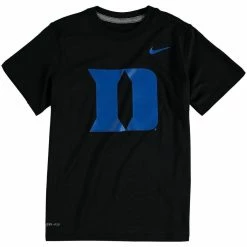 Nike Youth Black Duke Blue Devils Logo Legend Performance T-Shirt