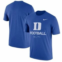 Nike Men's Heathered Royal Duke Blue Devils Team Football Legend T-Shirt