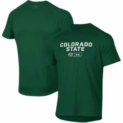 Under Armour Men's Green Colorado State Rams Lockup Tech Raglan T-Shirt