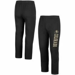 Colosseum Men's Black Colorado Buffaloes Fleece Pants