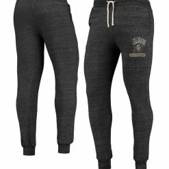 Alternative Apparel Men's Black Colorado Buffaloes Dodgeball Tri-Blend Pants