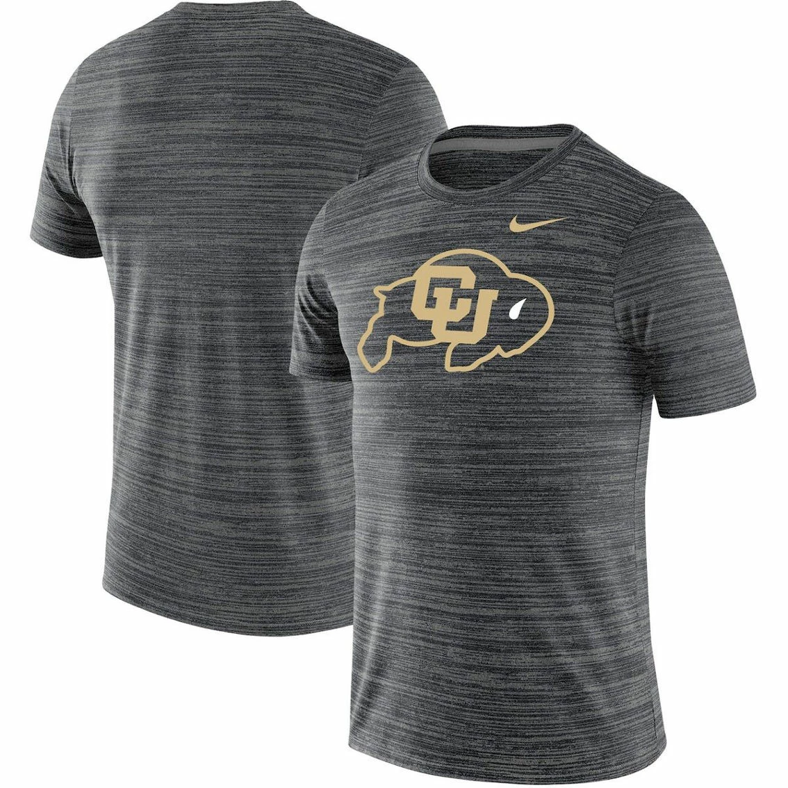 Nike Men's Black Colorado Buffaloes Big & Tall Velocity Performance T-Shirt 1 Nike Men's Black Colorado Buffaloes Big & Tall Velocity Performance T-Shirt