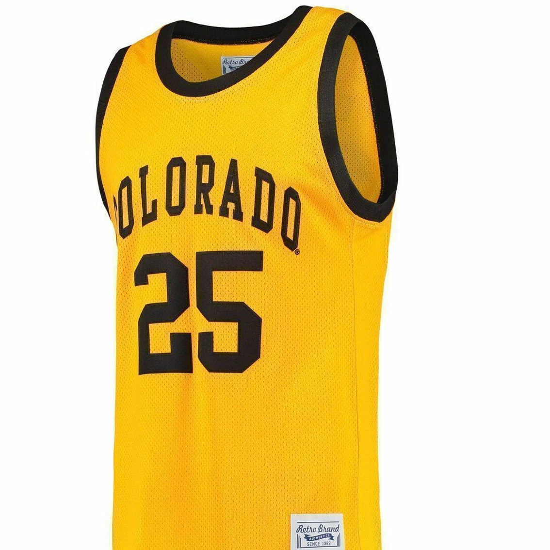 Original Retro Brand Men's Spencer Dinwiddie Gold Colorado Buffaloes Commemorative Classic Basketball Jersey 3 Original Retro Brand Men's Spencer Dinwiddie Gold Colorado Buffaloes Commemorative Classic Basketball Jersey - Image 3