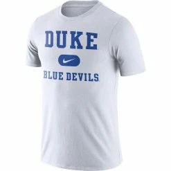 Nike Men's White Duke Blue Devils Team Arch T-Shirt -Pro Standard Shop DSCO1151428399 3550 ALT2