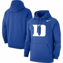 Nike Men's Royal Duke Blue Devils Logo Club Pullover Hoodie