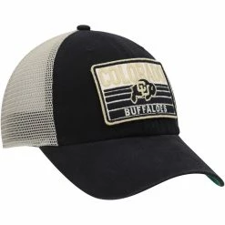 '47 Men's Black/Natural Colorado Buffaloes Four Stroke Clean Up Trucker Snapback Hat -Pro Standard Shop DSCO1151957996 1007 ALT3