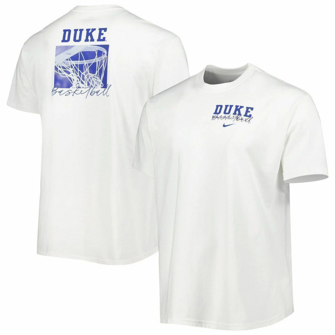 Men's Nike White Duke Blue Devils Basketball Movement Max90 T-Shirt 1 Men's Nike White Duke Blue Devils Basketball Movement Max90 T-Shirt