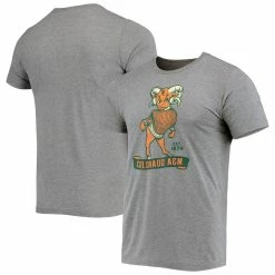 Homefield Men's Heather Gray Colorado State Rams Vintage 1940s Colorado A&M T-Shirt