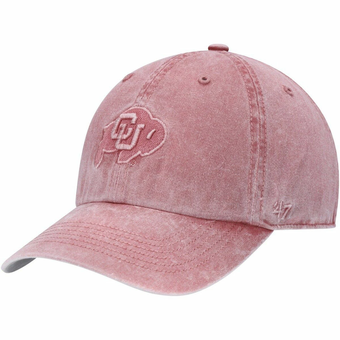 '47 Women's Pink Colorado Buffaloes Mist Clean Up Adjustable Hat 2 '47 Women's Pink Colorado Buffaloes Mist Clean Up Adjustable Hat - Image 2