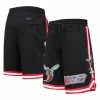Pro Standard Men's Black Delaware State Hornets University Classic Shorts