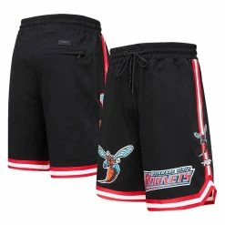 Pro Standard Men's Black Delaware State Hornets University Classic Shorts
