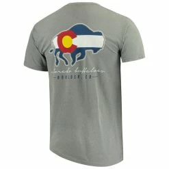 Image One Men's Gray Colorado Buffaloes Local Comfort Color T-Shirt -Pro Standard Shop DSCO1153023385 1927 ALT3