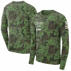 Nike Men's Camo Duke Blue Devils Military Long Sleeve T-Shirt