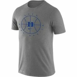 Nike Men's Heathered Gray Duke Blue Devils Basketball Icon Legend Performance T-Shirt -Pro Standard Shop DSCO1153536074 4102 ALT2