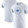 Nike Men's White Duke Blue Devils Basketball Icon Legend Performance T-Shirt
