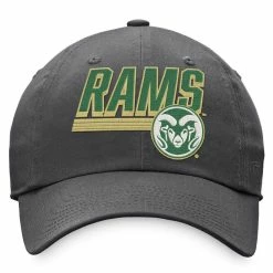Men's Top Of The World Charcoal Colorado State Rams Slice Adjustable Hat -Pro Standard Shop DSCO1154283225 1904 ALT2