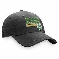 Men's Top Of The World Charcoal Colorado State Rams Slice Adjustable Hat -Pro Standard Shop DSCO1154283225 1904 ALT3