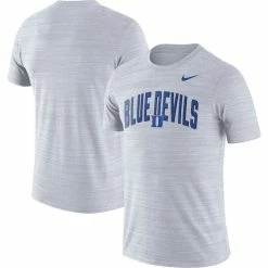 Men's Nike White Duke Blue Devils 2022 Game Day Sideline Velocity Performance T-Shirt