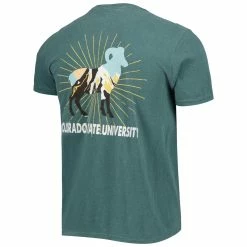 Image One Men's Green Colorado State Rams Mascot Scenery Comfort Color T-Shirt -Pro Standard Shop DSCO1154555838 2041 ALT3