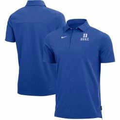 Nike Men's Heathered Royal Duke Blue Devils 2022 Coach Performance Polo