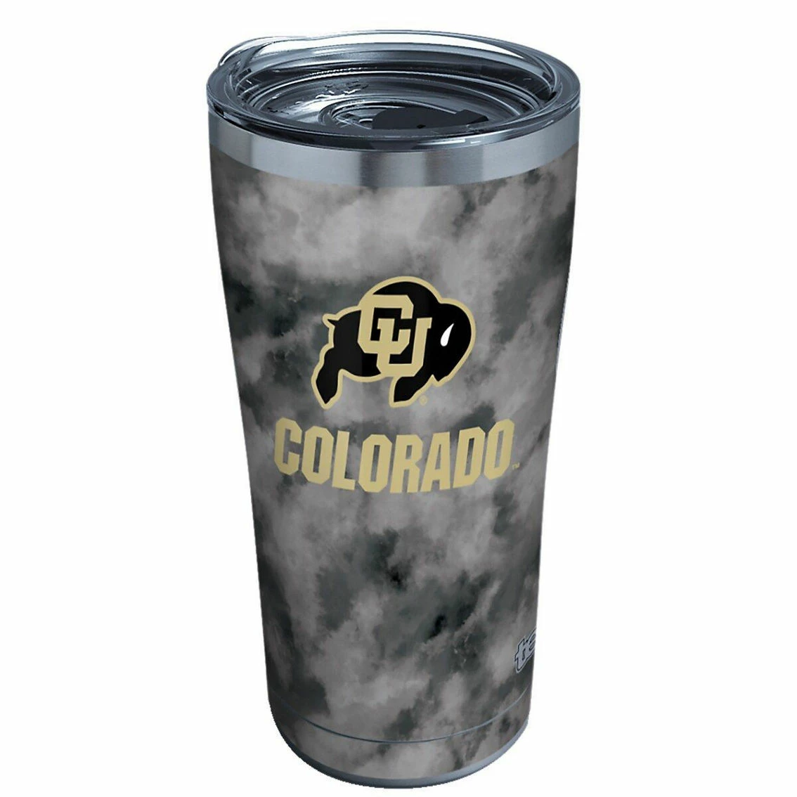 Tervis Colorado Buffaloes 20oz. Tie-Dye Stainless Steel Tumbler 1 Tervis Colorado Buffaloes 20oz. Tie-Dye Stainless Steel Tumbler