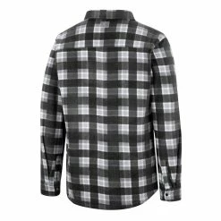 Colosseum Men's Black/White Colorado Buffaloes Ellis Plaid Full-Snap Shirt Jacket -Pro Standard Shop DSCO1156318451 1007 ALT3