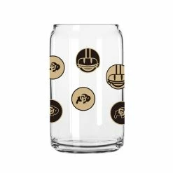 Logo Brands Colorado Buffaloes 16oz. Smiley Can Glass
