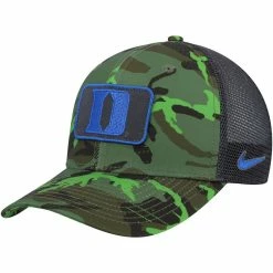 Nike Men's Camo/Black Duke Blue Devils Classic99 Veterans Day Trucker Snapback Hat 7 Nike Men's Camo/Black Duke Blue Devils Classic99 Veterans Day Trucker Snapback Hat -Pro Standard Shop DSCO1157269055 4273 ALT3
