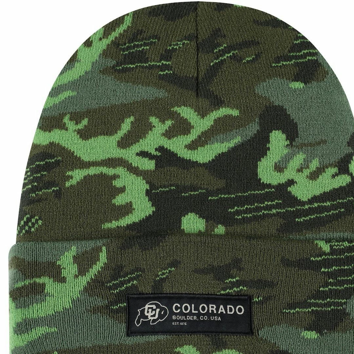 Nike Men's Camo Colorado Buffaloes Veterans Day Cuffed Knit Hat 2 Nike Men's Camo Colorado Buffaloes Veterans Day Cuffed Knit Hat - Image 2