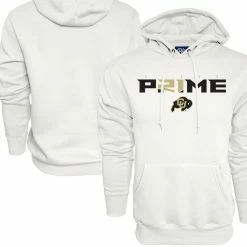 Step Ahead Sportswear Men's Deion Sanders White Colorado Buffaloes Coach Prime Pullover Hoodie