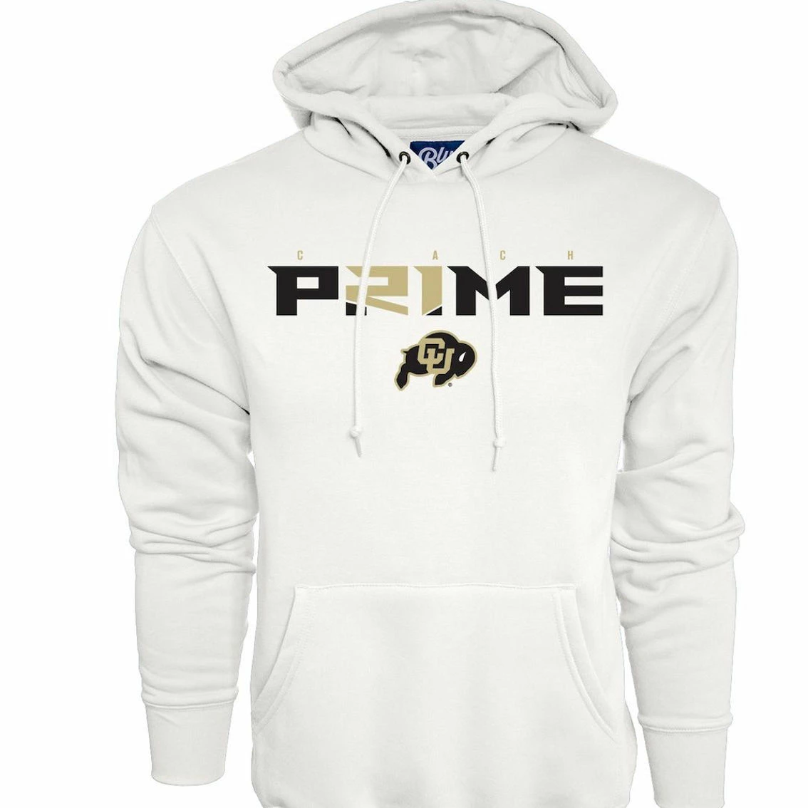 Step Ahead Sportswear Men's Deion Sanders White Colorado Buffaloes Coach Prime Pullover Hoodie 3 Step Ahead Sportswear Men's Deion Sanders White Colorado Buffaloes Coach Prime Pullover Hoodie - Image 3