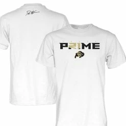 Step Ahead Sportswear Men's Deion Sanders White Colorado Buffaloes Coach Prime T-Shirt