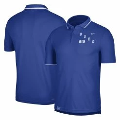 Nike Men's Royal Duke Blue Devils Wordmark Performance Polo